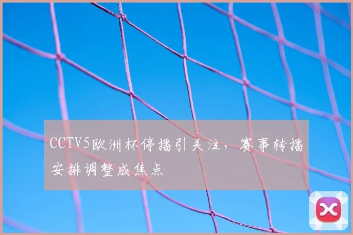 CCTV5欧洲杯停播引关注,赛事转播安排调整成焦点